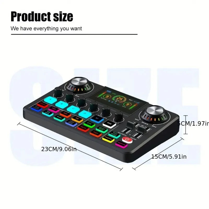 RGB Audio Mixer with Voice Changer - additional angle